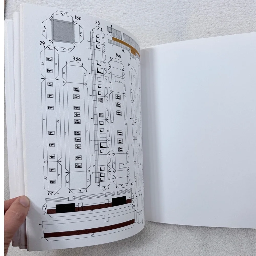 The Complete Guide To Building The Titanic Taschen Paper Model Book Scale 1:200